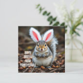 ウサギの耳を持つ東の灰色リス シーズンカード (スタンド正面)