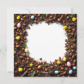 ウサギの耳を持つ東の灰色リス シーズンカード (裏面)