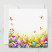 ウサギの耳を持つ鹿と灰色リス シーズンカード (裏面)