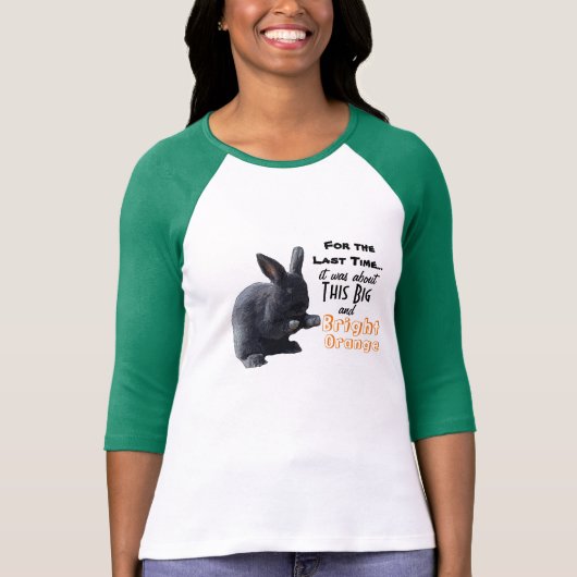 ウサギの行方不明のにんじんのTシャツ(リーアム) Tシャツ (正面)