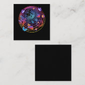 ウサギの贈り物|アリスインワンダーランド スクエア名刺 (正面/裏面)