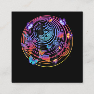 ウサギの贈り物 アリスインワンダーランド スクエア名刺