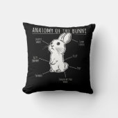 ウサギの贈り物 |バニーかわいいウサギの愛情解剖学 クッション (正面)