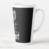 ウサギの贈り物 |ラブラビットの花 カフェラテマグ (右)