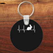 ウサギの贈り物 | Bunny Heartbeat Bunny Lovers キーホルダー (正面)