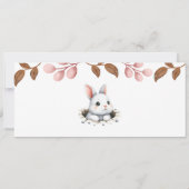 ウサギの赤ちゃんがやってくる！招待状（ベイビー） 招待状