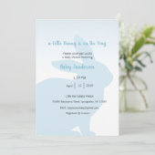 ウサギの赤ちゃんがやってくる！招待状 招待状 (スタンド正面)