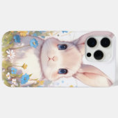 ウサギの赤ちゃんの牧草地の肖像 Case-Mate iPhoneケース (裏面 (横))