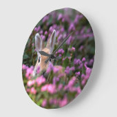 ウサギの農場 ラージ壁時計 (傾斜)