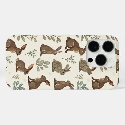 ウサギの電話代 Case-Mate iPhoneケース (裏面 (横))
