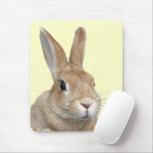 ウサギの顔 マウスパッド (マウス)