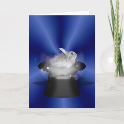 ウサギの魔法帽子 カード (正面)