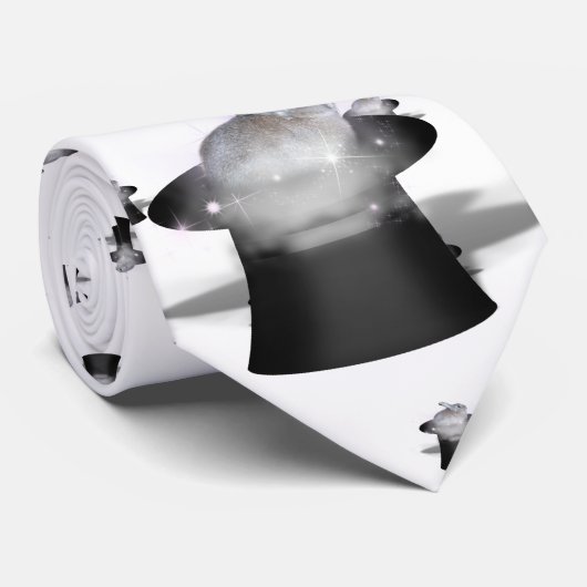 ウサギの魔法帽子 ネクタイ (ロール)