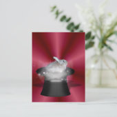 ウサギの魔法帽子 ポストカード (スタンド正面)