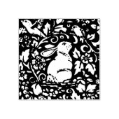 ウサギの鳥の自然フローラスクロールウッドランドイースター ラバースタンプ (インプリント)