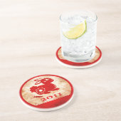 ウサギの2011旧正月 コースター (側面)