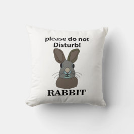 ウサギはウサギを邪魔しなおもしろいさい クッション