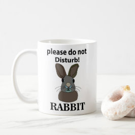ウサギはウサギを邪魔しなおもしろいさい コーヒーマグカップ
