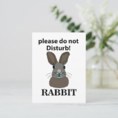 ウサギはウサギを邪魔しなおもしろいさい ポストカード (スタンド正面)