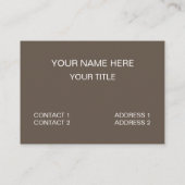 ウサギはウサギを邪魔しなおもしろいさい 名刺 (裏面)