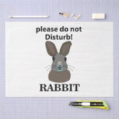 ウサギはウサギを邪魔しなおもしろいさい 薄葉紙 (クラフト)