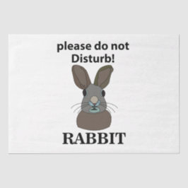 ウサギはウサギを邪魔しなおもしろいさい 薄葉紙