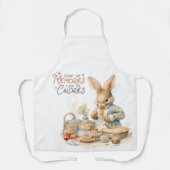 ウサギはカロリーではなく思い出を数える エプロン (正面)