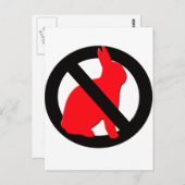 ウサギは使えない ポストカード (正面/裏面)