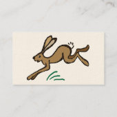 ウサギは飛び跳ねた 名刺 (裏面)