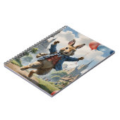 ウサギを気球でペテロする ノートブック (左側)