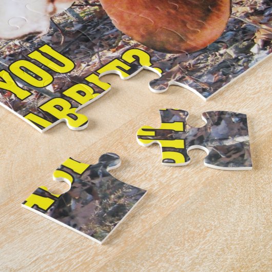 ウサギを言いましたか。 ビーグル犬 ジグソーパズル (側面)