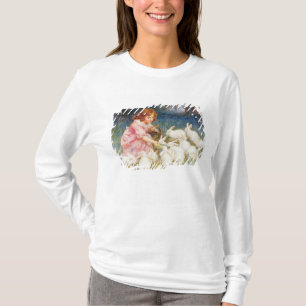 ウサギを食べ物を与えること Tシャツ