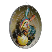 ウサギウサギ玩具イースターイエロー卵 ダーツボード (正面左)