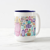 ウサギギアスプレッドバックパッカーマグ ツートーンマグカップ (正面右)