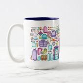 ウサギギアスプレッドバックパッカーマグ ツートーンマグカップ (左)