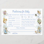 ウサギクラシックの赤ちゃんシャワー予測ピーター (正面)