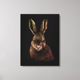 ウサギスケッチ キャンバスプリント