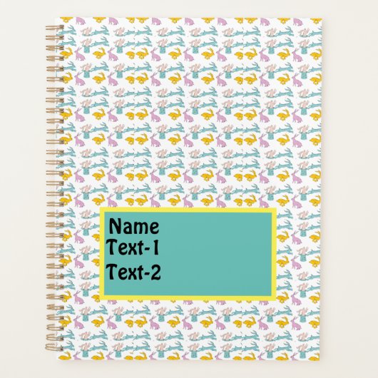 ウサギデザインプランナー プランナー手帳 (正面)