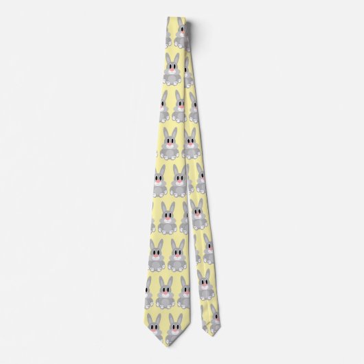 ウサギデザイン ネクタイ (正面)