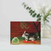 ウサギバイアンリルソー ポストカード (スタンド正面)