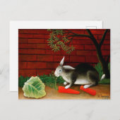 ウサギバイアンリルソー ポストカード (正面/裏面)