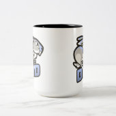 ウサギパパマグ ツートーンマグカップ (中央)