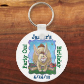 ウサギパーティーセンター キーホルダー (正面)