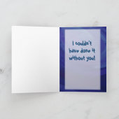 ウサギパーティーセンター サンキューカード (内部)