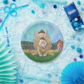 ウサギパーティーセンター ペーパープレート (パーティー)