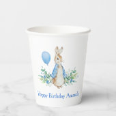 ウサギベビー誕生日 紙コップ (裏面)