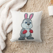 ウサギボクシングボクサーボクシング手袋 クッション (ブランケット)