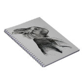 ウサギポートレートプロファイル ノートブック (右側)