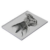 ウサギポートレートプロファイル ノートブック (左側)