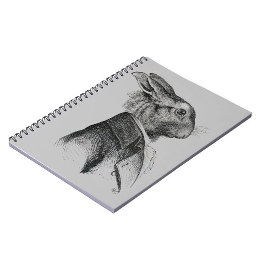 ウサギポートレートプロファイル ノートブック (左側)